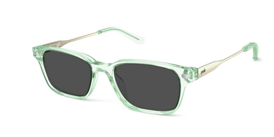The Finley - Mixed Material Green Clear Gold Metal Sun