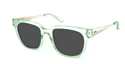 The Murphy - Mixed Material Green Clear Gold Metal Sun