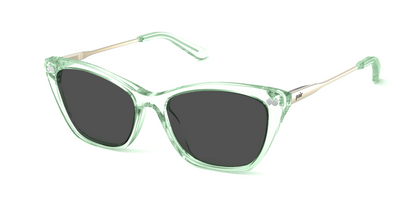 The Wanda - Mixed Material Green Clear Gold Metal Sun
