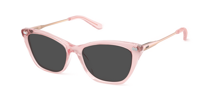 The Wanda - Mixed Material Pink Clear Rose Gold Metal Sun