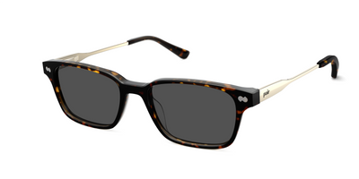 The Finley - Mixed Material Tortoise Gold Metal Sun