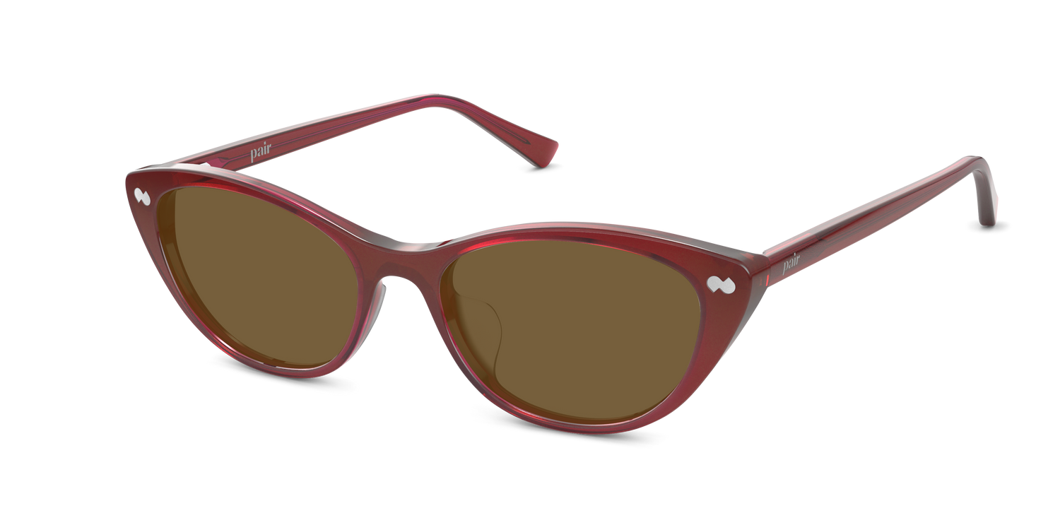 The ella - Burgundy Sun - Carousel5 - Pair Eyewear