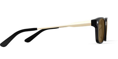 The Finley - Mixed Material Black Gold Metal Sun
