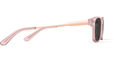 The Finley - Mixed Material Pink Clear Rose Gold Metal Sun