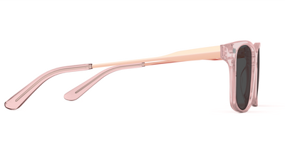 The Kirby - Mixed Material Pink Clear Rose Gold Metal Sun