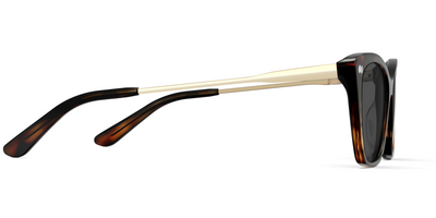 The Wanda - Mixed Material Tortoise Gold Metal Sun