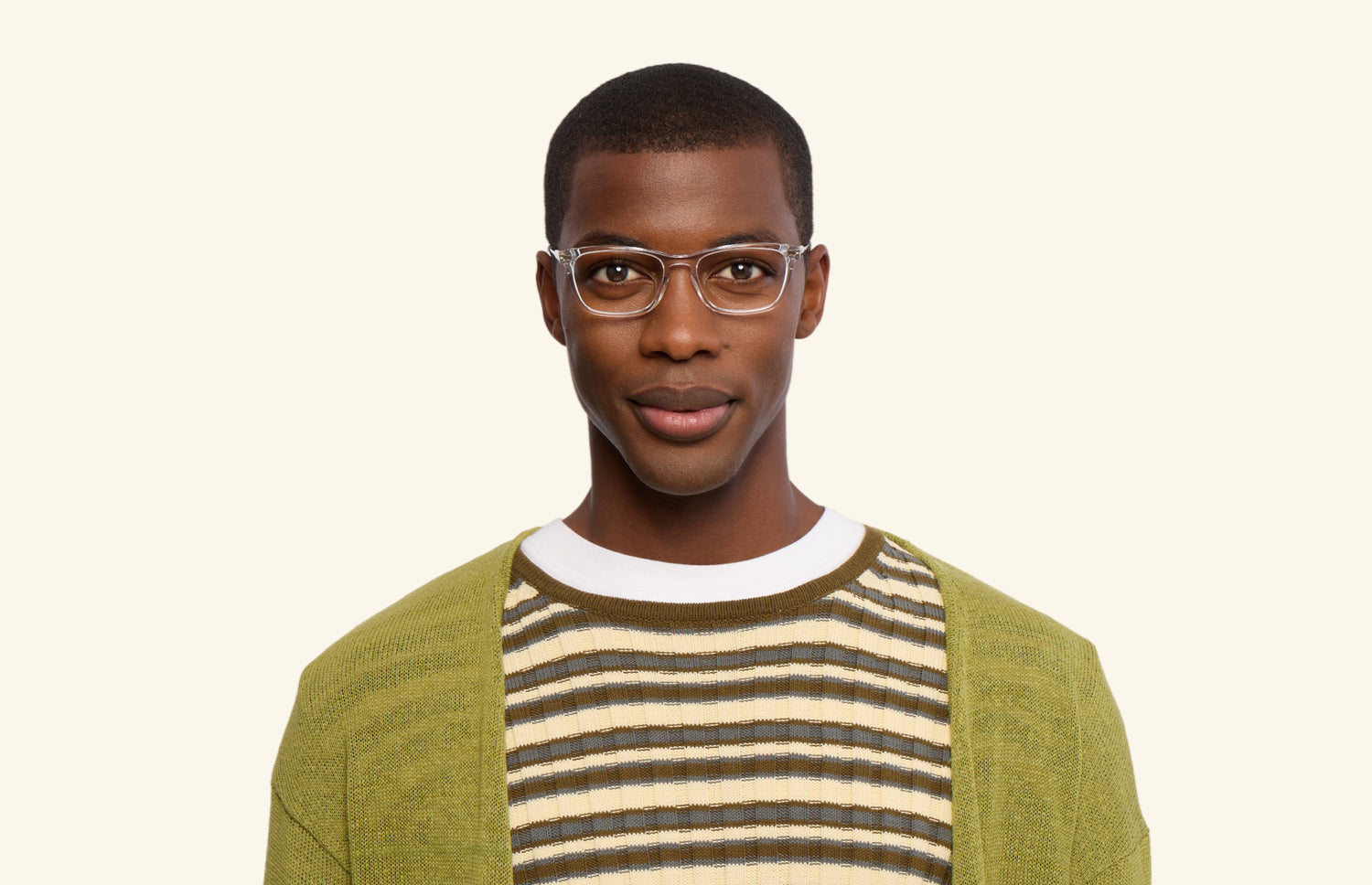 The Casper - Crystal Clear Acetate Silver Metal