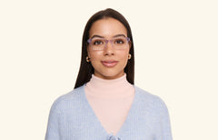 The Finley - Lavender Clear - LifeStyle Thumbnail1 - Pair Eyewear