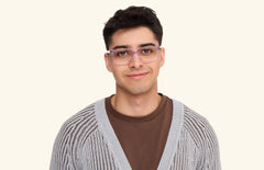 The Larkin - Lavender Clear - LifeStyle Thumbnail1 - Pair Eyewear
