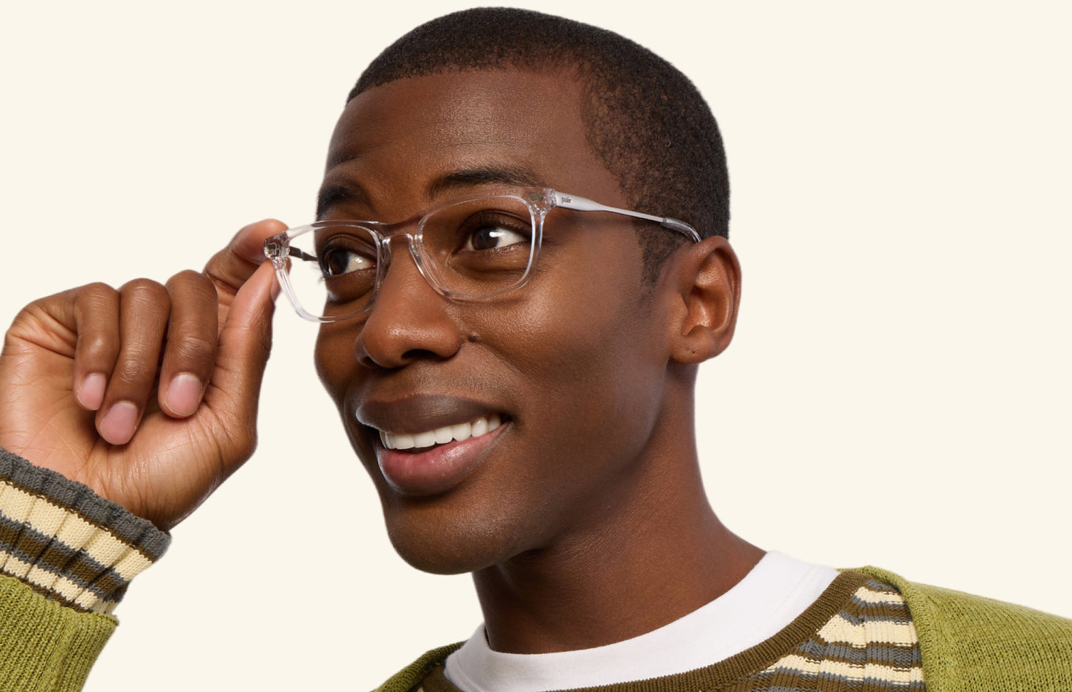 The Casper - Crystal Clear Acetate Silver Metal