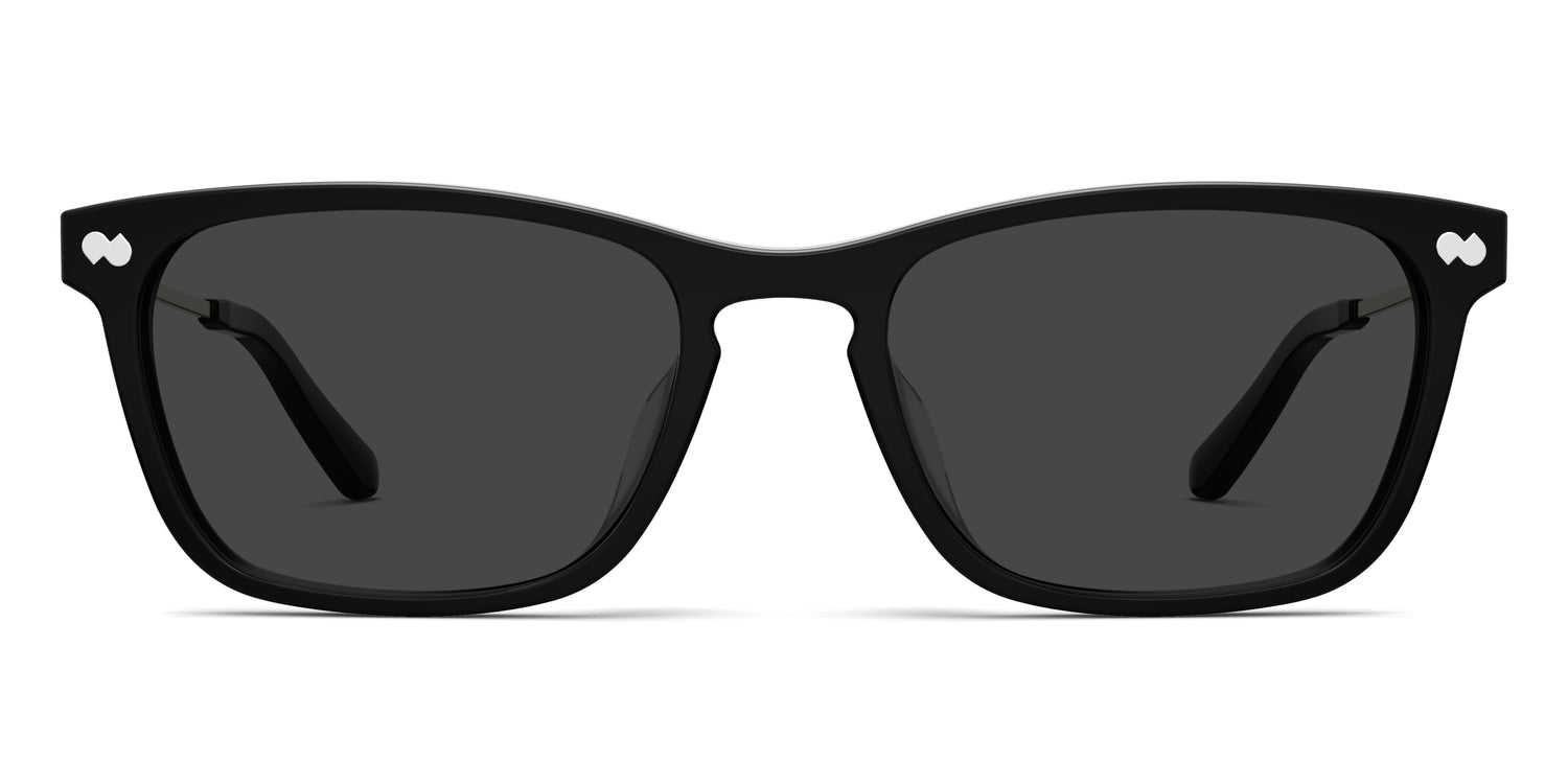 The Casper - Black Acetate Gold Metal Sun