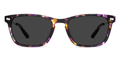 The Casper - Purple Confetti Tortoise Acetate Gold Metal Sun - Thumbnail3 - Pair Eyewear