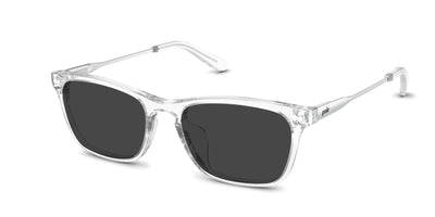 The Casper - Crystal Clear Acetate Silver Metal Sun