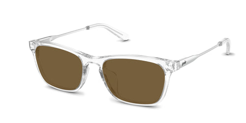 The Casper - Crystal Clear Acetate Silver Metal Sun