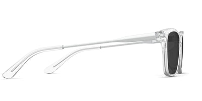 The Casper - Crystal Clear Acetate Silver Metal Sun