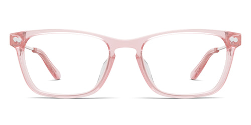 The Casper - Pink Clear Acetate Rose Gold Metal