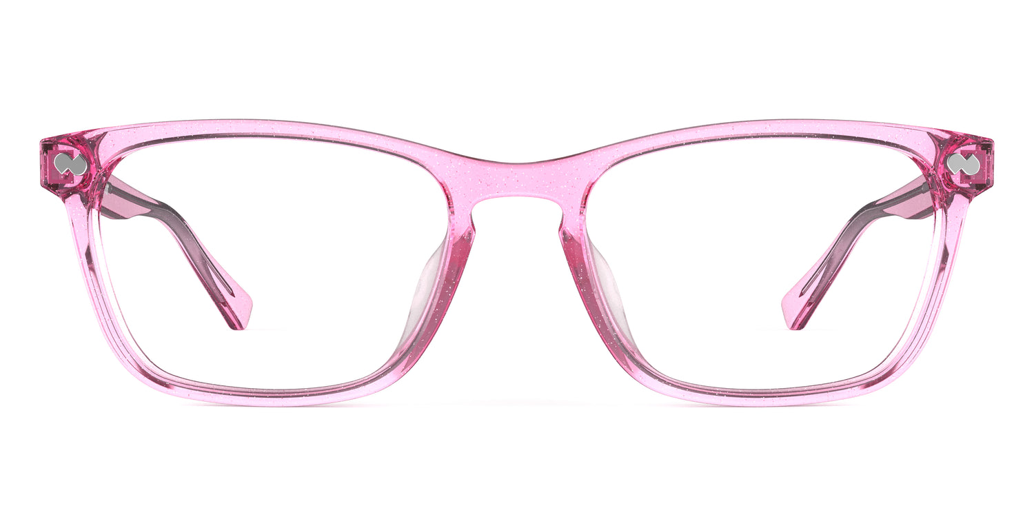 The Casper - Pink Glitter Clear