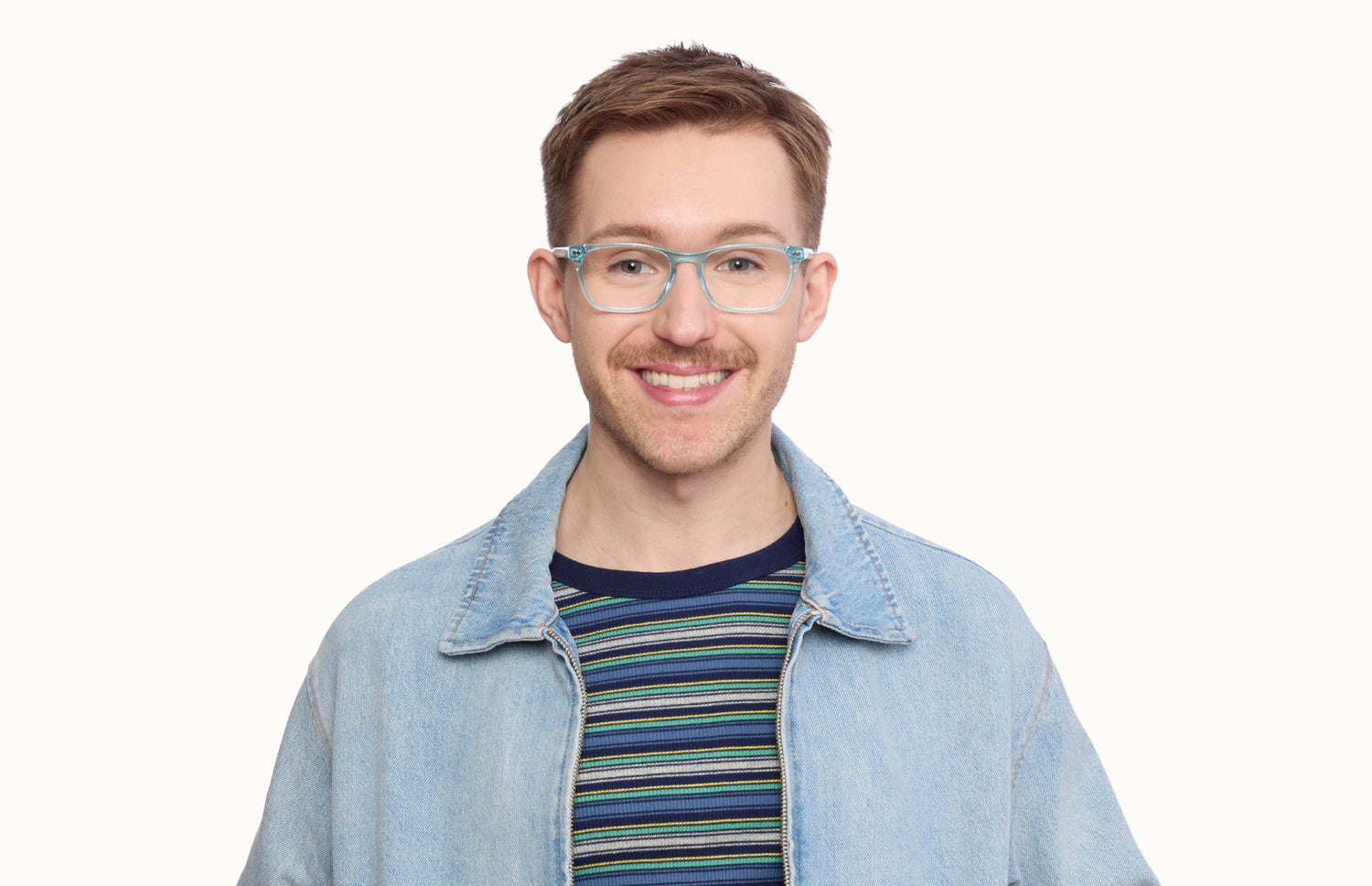 The Casper - Seafoam Clear - LifeStyle1 - Pair Eyewear