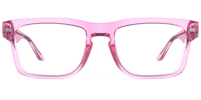 The Drew - Pink Glitter Clear