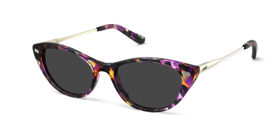 The ella - Purple Confetti Tortoise Acetate Gold Metal Sun - Thumbnail1 - Pair Eyewear