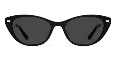 The ella - Black Acetate Gold Metal Sun