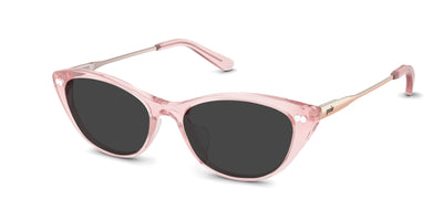 The ella - Pink Clear Acetate Rose Gold Metal Sun