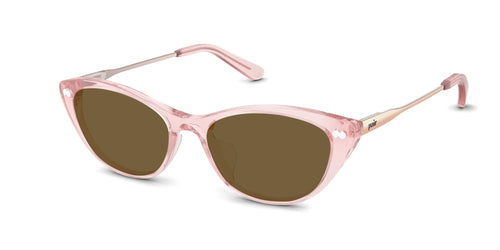 The ella - Pink Clear Acetate Rose Gold Metal Sun