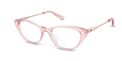 The Ella - Pink Clear Acetate Rose Gold Metal