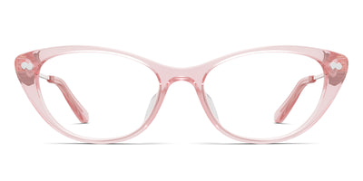 The Ella - Pink Clear Acetate Rose Gold Metal