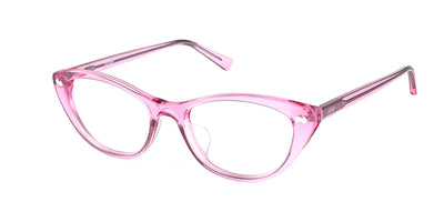 The ella - Pink Glitter Clear