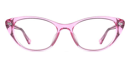 The ella - Pink Glitter Clear