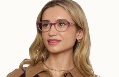 The ella - Mixed Material - Lensless - LifeStyle Thumbnail 2 - Pair Eyewear