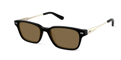 The Finley - Mixed Material Black Gold Metal Sun