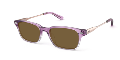 The Finley - Violet Pearlized Gradient Acetate Rose Gold Metal Sun - Thumbnail2 - Pair Eyewear