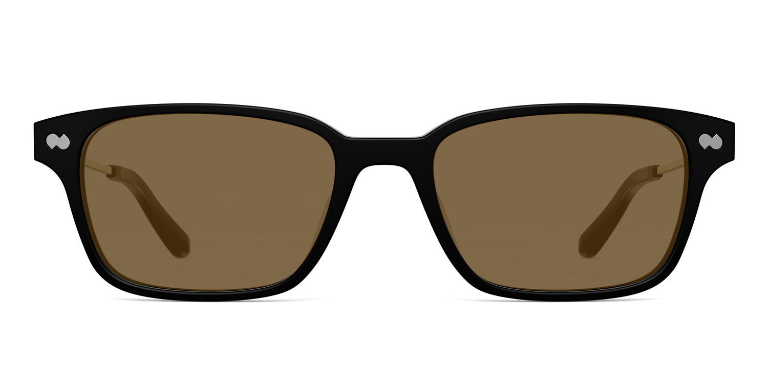 The Finley - Mixed Material Black Gold Metal Sun