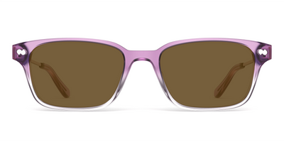 The Finley - Violet Pearlized Gradient Acetate Rose Gold Metal Sun - Thumbnail4 - Pair Eyewear