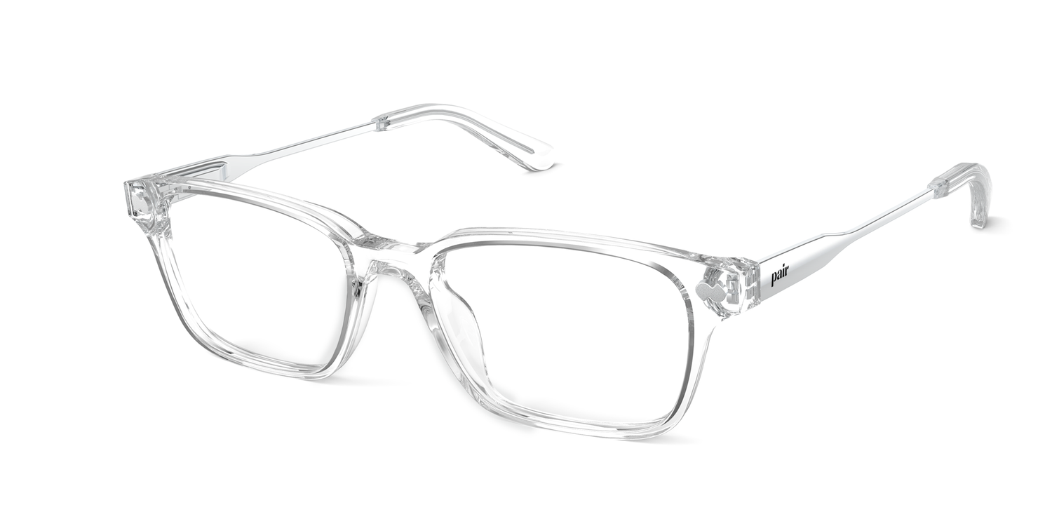 The Finley - Mixed Material Green Clear Gold Metal
