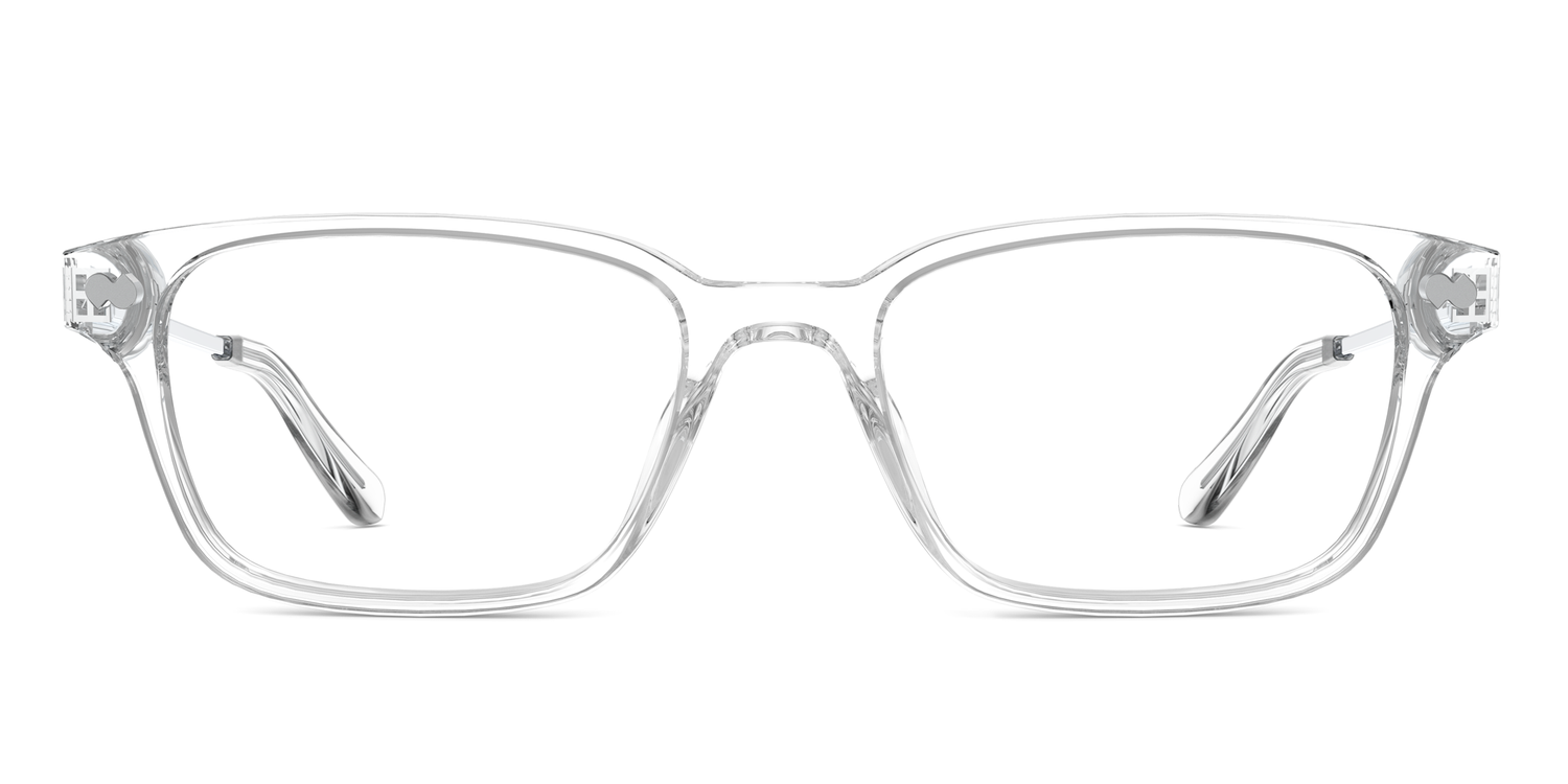 The Finley - Mixed Material Green Clear Gold Metal