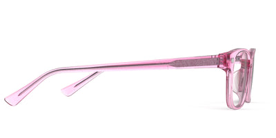 The Finley - Pink Glitter Clear