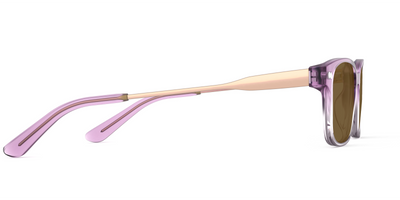 The Finley - Violet Pearlized Gradient Acetate Rose Gold Metal Sun - Thumbnail6 - Pair Eyewear