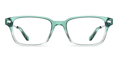 The Finley - Teal Pearlized Gradient Acetate Silver Metal - Thumbnail2 - Pair Eyewear