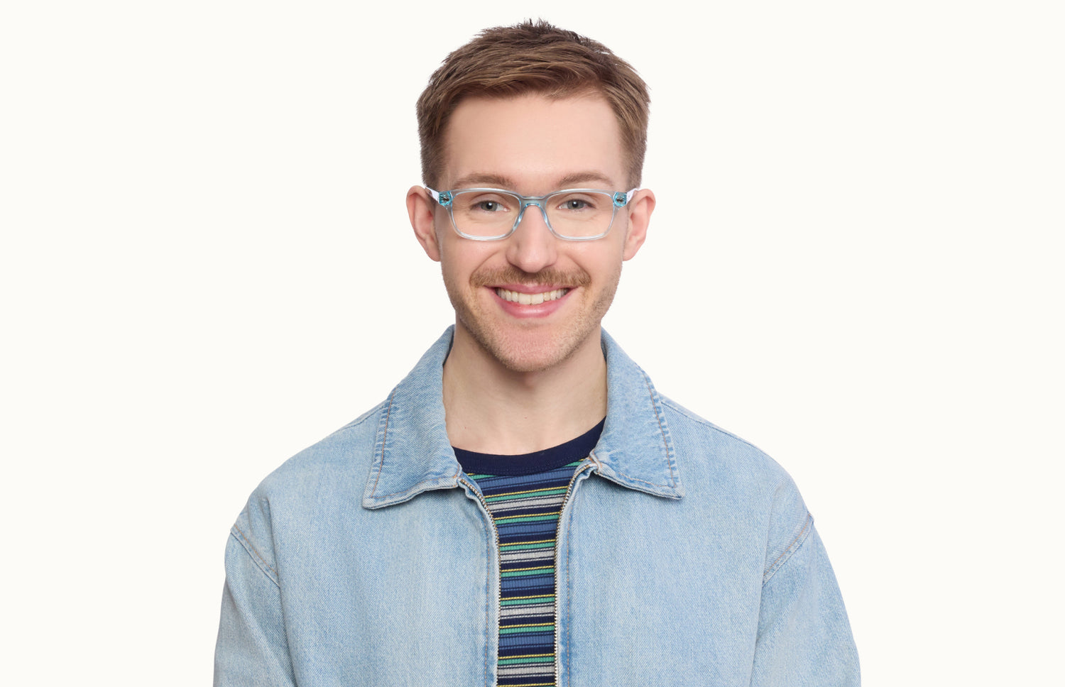 The Finley - Seafoam Clear - LifeStyle1 - Pair Eyewear