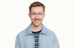 The Finley - Seafoam Clear - LifeStyle Thumbnail1 - Pair Eyewear