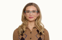 The Finley - Seafoam Clear - LifeStyle Thumbnail1 - Pair Eyewear
