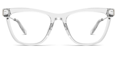 The Reese - Crystal Clear Acetate Silver Metal