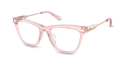 The Reese - Pink Clear Acetate Rose Gold Metal
