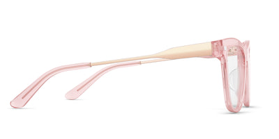 The Reese - Pink Clear Acetate Rose Gold Metal