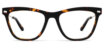 The Reese - Tortoise Acetate Gold Metal