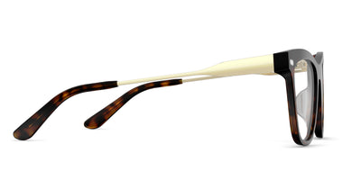 The Reese - Tortoise Acetate Gold Metal
