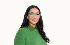 The Harper - Seafoam Clear - LifeStyle Thumbnail1 - Pair Eyewear